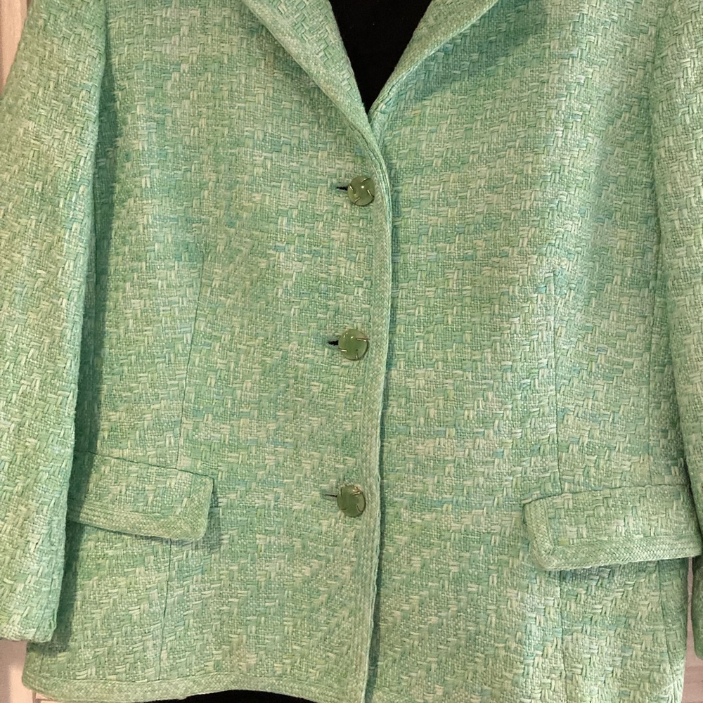 Ellie TAHARI Elegant Mint Green Women's Jacket